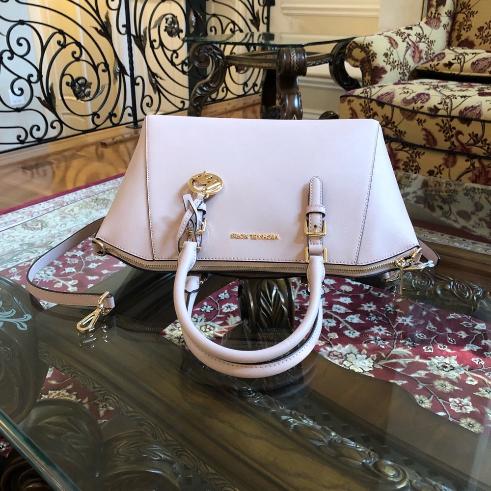 3pcs Michael Kors Large Ciara&wallet&pom pom - Picture 3 of 8